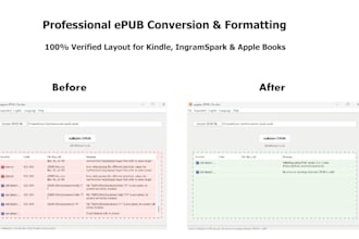convert and format your document to epub for kindle and other platforms