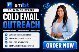 do lemlist cold email personalized outreach campaign b2b lead generation system
