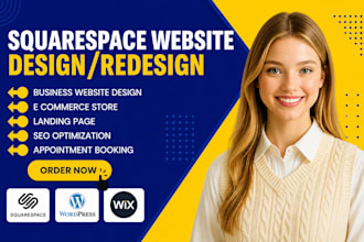 design build squarespace booking calendy redesign squarespace blog website seo