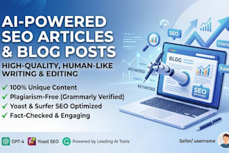 write SEO friendly blog posts and articles using ai tools