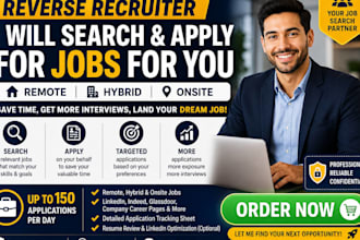 search and apply for remote,hybrid jobs for you, onsite and reverse recruiter