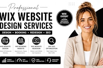 design wix website design wix booking website, redesign wix website SEO