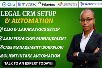 set up and automate your clio lawmatics mycase practicepanther or law ruler CRM
