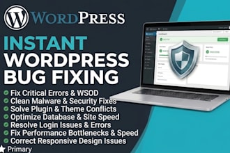 fix wordpress bugs, errors, and issues professionally