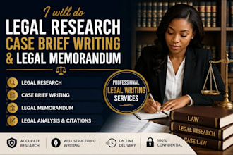 do legal research case brief writing and legal memorandum