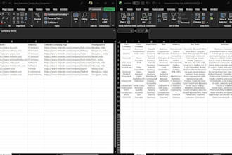 do web research, lead generation, and social media data collection