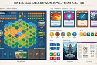 board game design card game mechanics development tabletop game rulebook layout