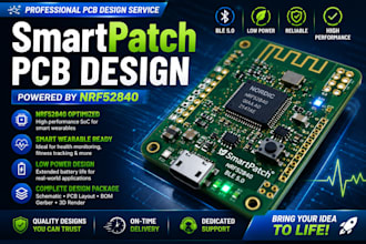 design low power nrf52840 pcb for medical wearables