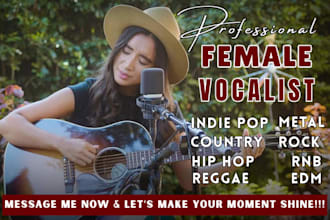 be your female rock singer rock vocalist rock metal hard growl rock metal singer