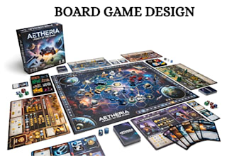 design custom board game card game rulebook design game mechanics tabletop games