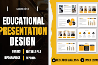 design educational powerpoint presentation, conference research presentation