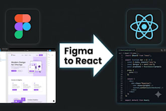 convert figma to reactjs or nextjs website