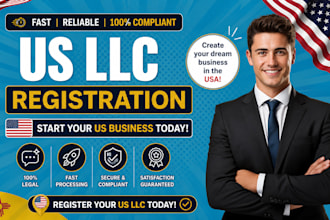 form your US llc and provide business registration support