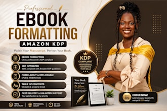 amazon KDP book editing paperback book formatting KDP book cover book publishing