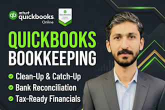 quickbooks bookkeeping, cleanup, and bank reconciliation
