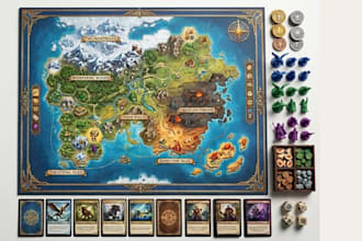do professional board game design,  and tabletop game development