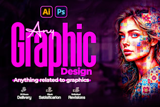 be your graphic designer for web or print
