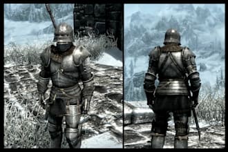 create edit or port custom skyrim mod weapon and armor or fallout 4 game mods