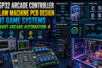 develop esp32 rfid iot  ble control system arcade hardware automation controller