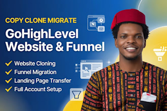 copy clone migrate or transfer your website funnel, landing page to gohighlevel