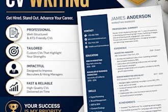 write a CV and cover letter