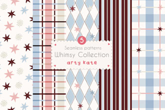 create a collection of seamless patterns