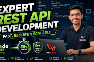 develop and optimize rest apis with nodejs or PHP