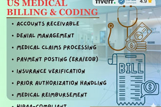 provide hippa complaint medical billing services