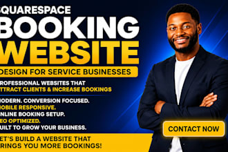 squarespace booking website design or redesign squarespace appointment website