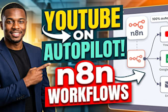 build n8n youtube automation workflows for faceless channels