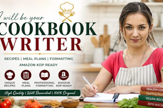 be cookbook recipe writer design cookbook recipes amazon KDP cookbook formatting