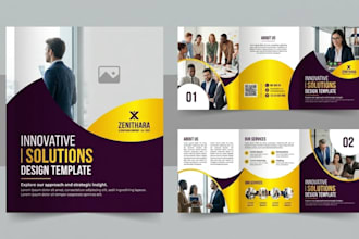 design brochure, trifold brochure, business brochure, company brochure
