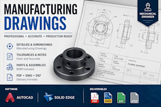 create fabrication and production drawings