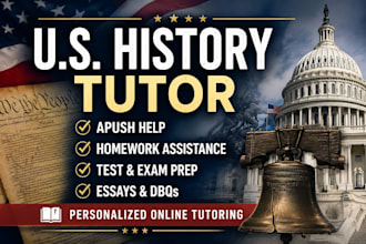 be your US history tutor and help you master american history