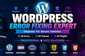 fix wordpress error in 1 hour