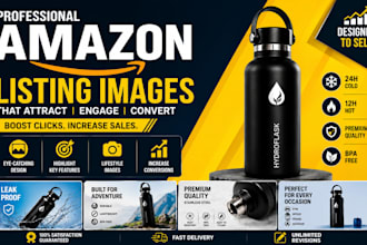 design professional amazon listing images