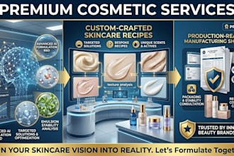 provide formulas for cosmetic formulation, skincare, hair care, organic product