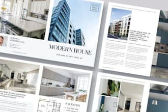 design property investment prospectus, real estate investor packet, pitch book