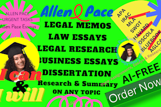 do law,essays, legal research, case briefs and memo