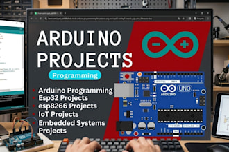do arduino esp32 programming for your robotics and iot project