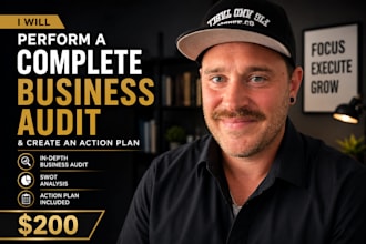 perform a complete business and action plan