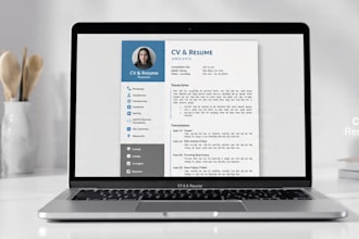 resume and professional CV for job applications
