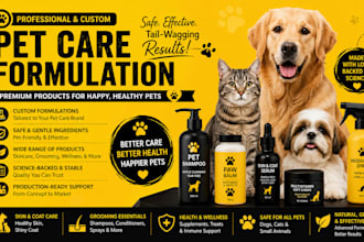 formulate safe and effective pet care products for your brand