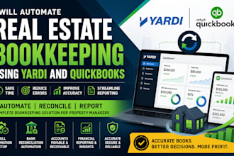 automate real estate bookkeeping using yardi and quickbooks
