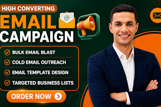 build a email promotion campaign in klavyio or mailchimp, manage newletter