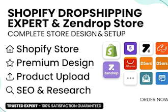 do zendrop shopify dropshipping build zendrop dropshipping shopify store website