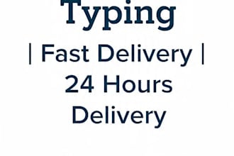 fast data entry and PDF to excel service