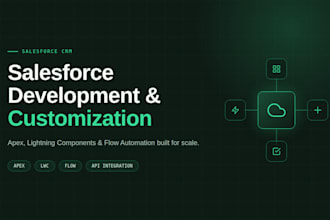 do salesforce apex development and crm customization