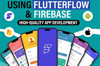 build professional mobileapps using flutterflow and firebase