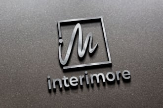 create elegant interior and furniture business logo design